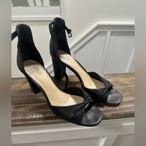 Vince Camuto Black Strappy Heels